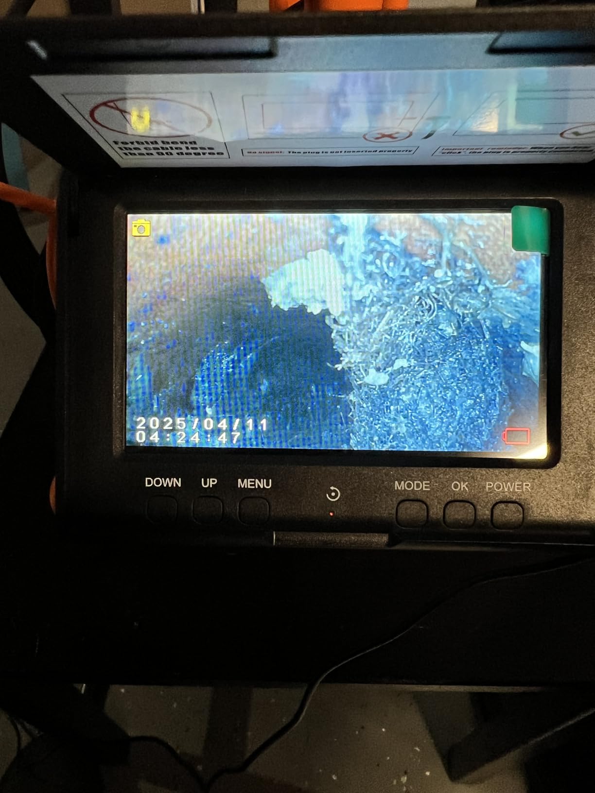 2026 New HD1080P Sewer Camera with DVR 32GB, 4.3