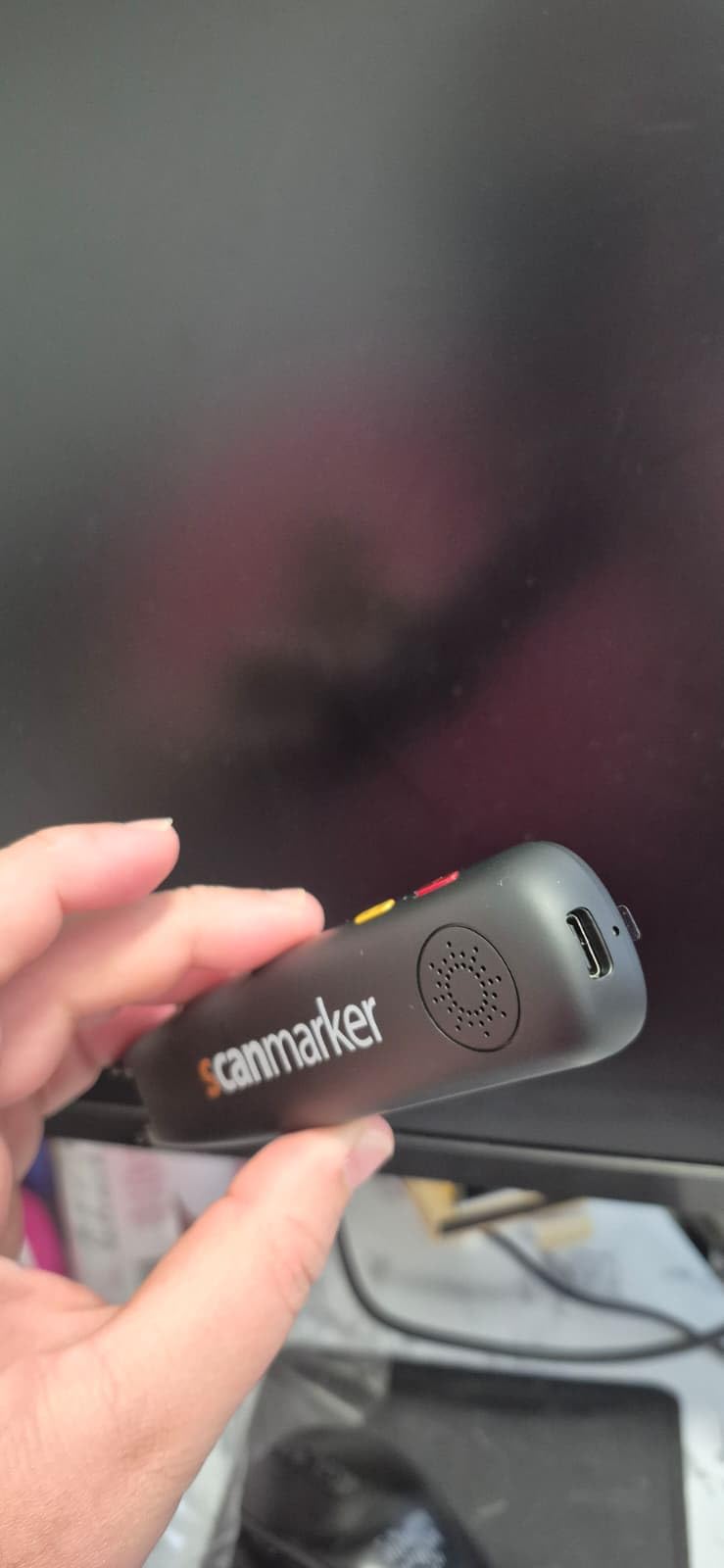 Scanmarker AI Pen with Built-in Screen | OCR Scan Reader & Text to Speech | ChatGPT Pen for Students & Adults | Portable ai Translator Device | Reading Pen for Study, Travel & Work | Ai Smart Pen customer photo 2