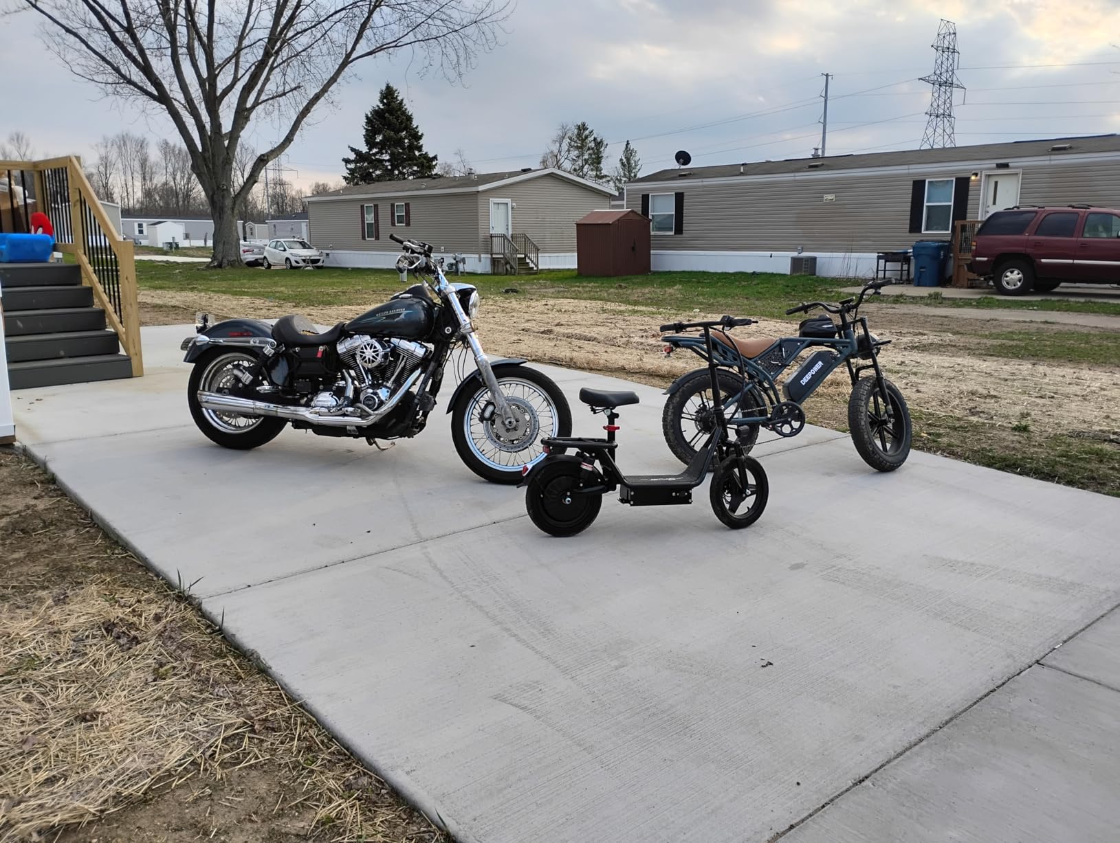 DEEPOWER QS7 Electric Bike for Adults, 1500W Peak Power 32MPH E-Bike, 48V 20Ah/35Ah/60Ah Battery Options, 35-180 Mile Range, 20