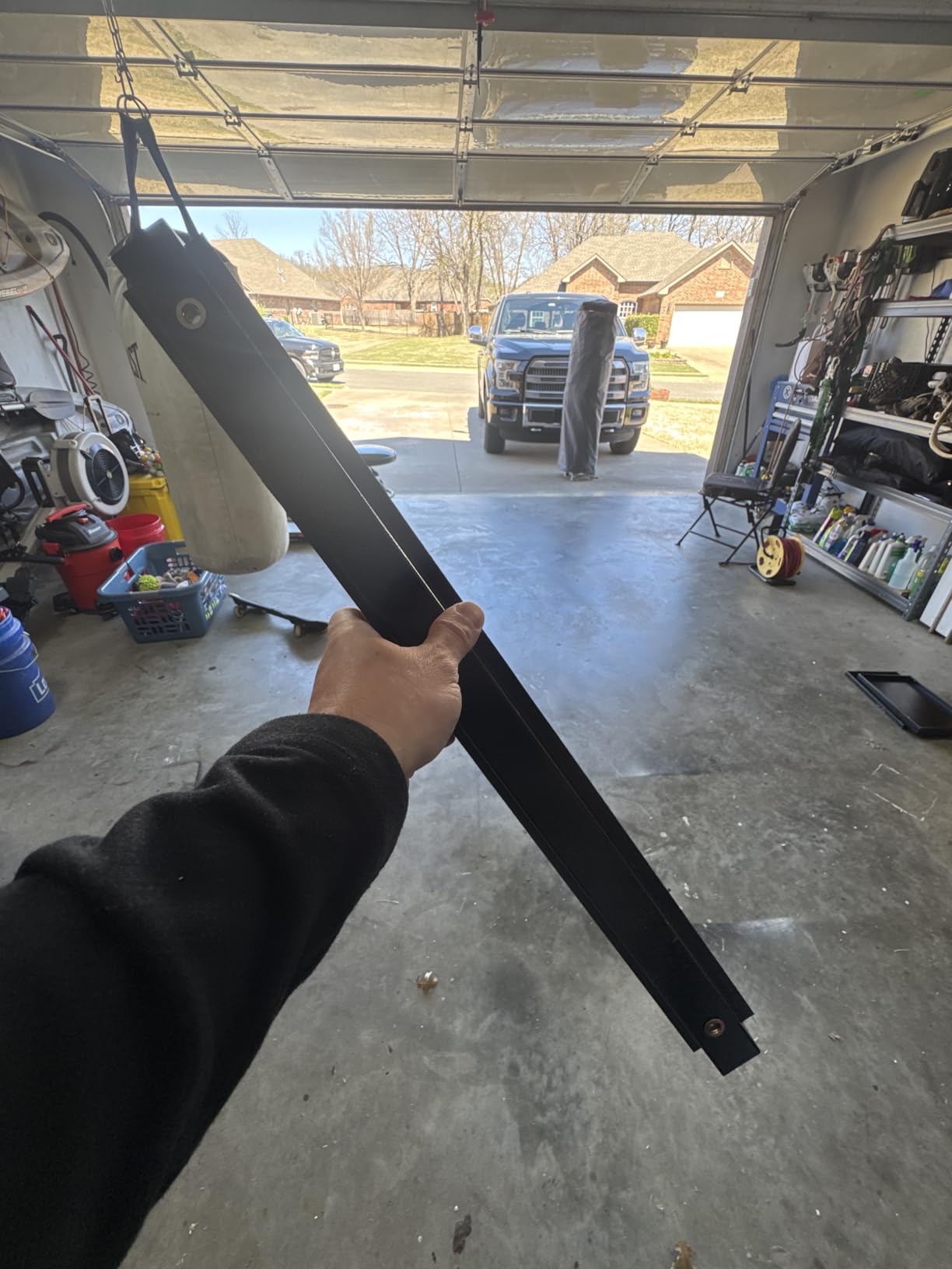 Fingerprint Large Rifle Safe, 30-40 Biometric Gun Safe for Rifle and Shotgun/Rifle Pistol Rack/Storage Pocket/Removable Shelf/Silent Mode/External Battery/LED/Key,180° Open Unassembled Gun Safe(Gold) customer photo 1