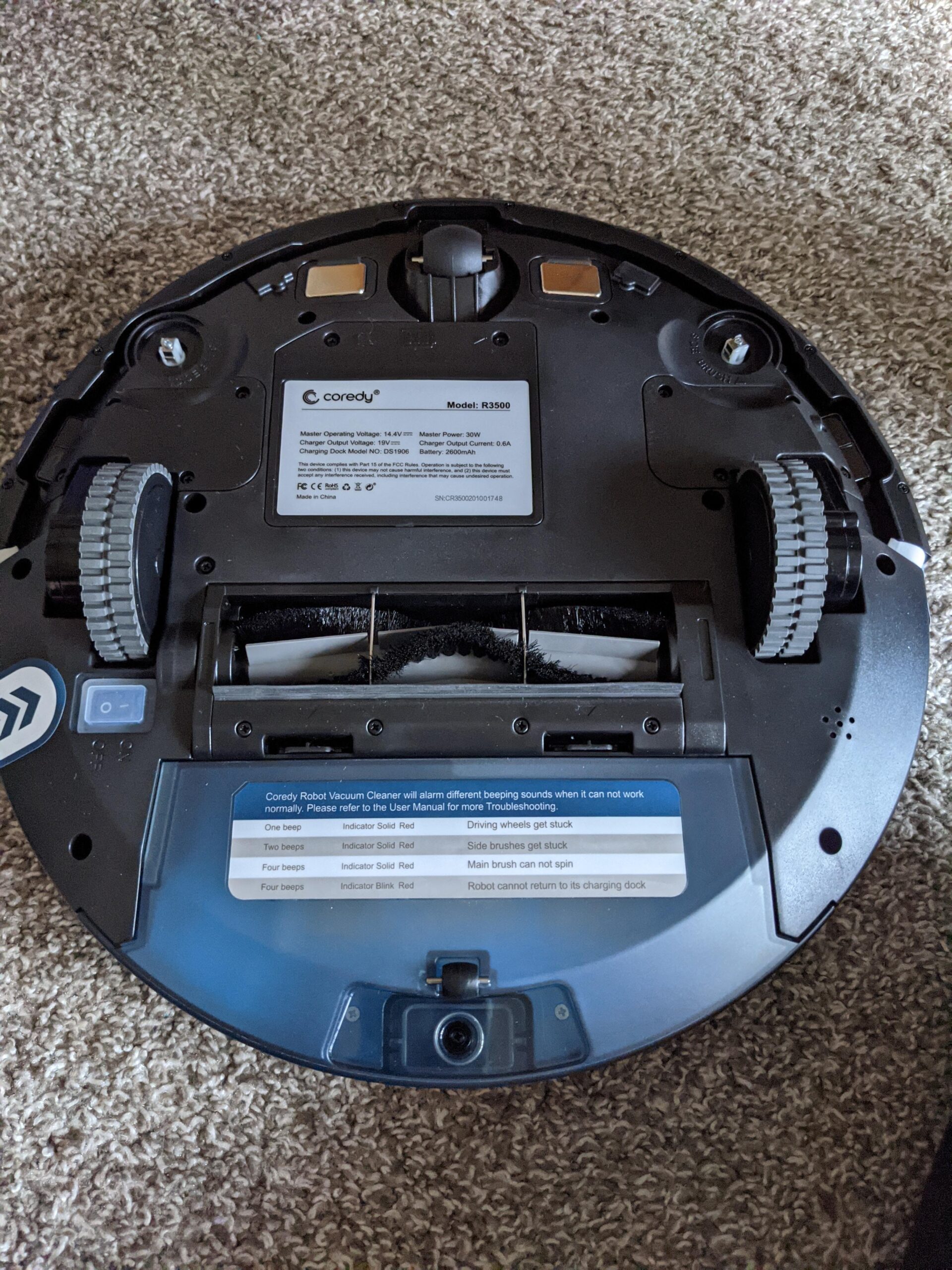 Robot Vacuum and Mop Combo, 2 in 1 Robot Vacuum Cleaner with WiFi/App, Smart Robotic Vacuums with Strong Suction, Schedule, Self-Charging, Slim, Quiet, Ideal for Hard Floor, Pet Hair, Low Pile Carpet customer photo 2