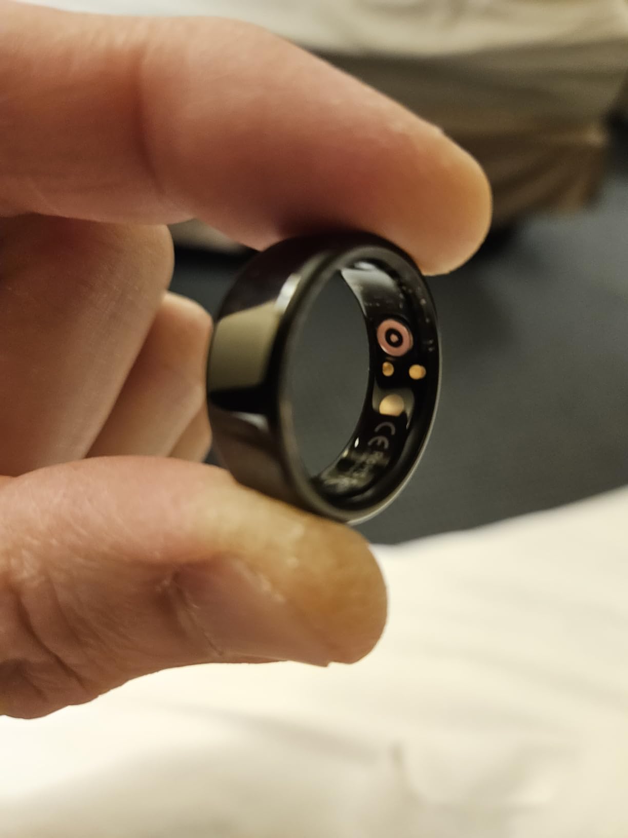 Smart Ring with Sleep Monitoring, Step Counting, Heart Rate, Blood Oxygen for iOS and Android, No Subscription Fee, IP68 Waterproof Health Tracker (Rose Gold, 8) customer photo 1