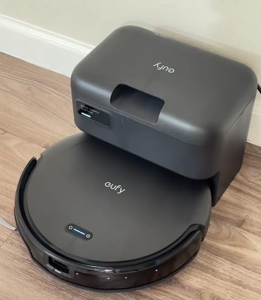 eufy C10 Robot Vacuum Self Emptying, 8 Weeks Hands Free, Advanced Smart Mapping with LiDAR Navigation, 2.85-Inch Slim Design, Powerful Suction, Edge Expansion Brush for Pet Hair, Carpet Detection customer photo 1