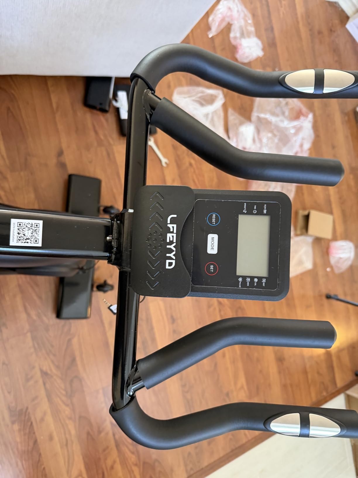 Exercise Bike for Home, Quiet Adjustable Magnetic Stationary Bike for Home Cardio with App Compatible customer photo 2