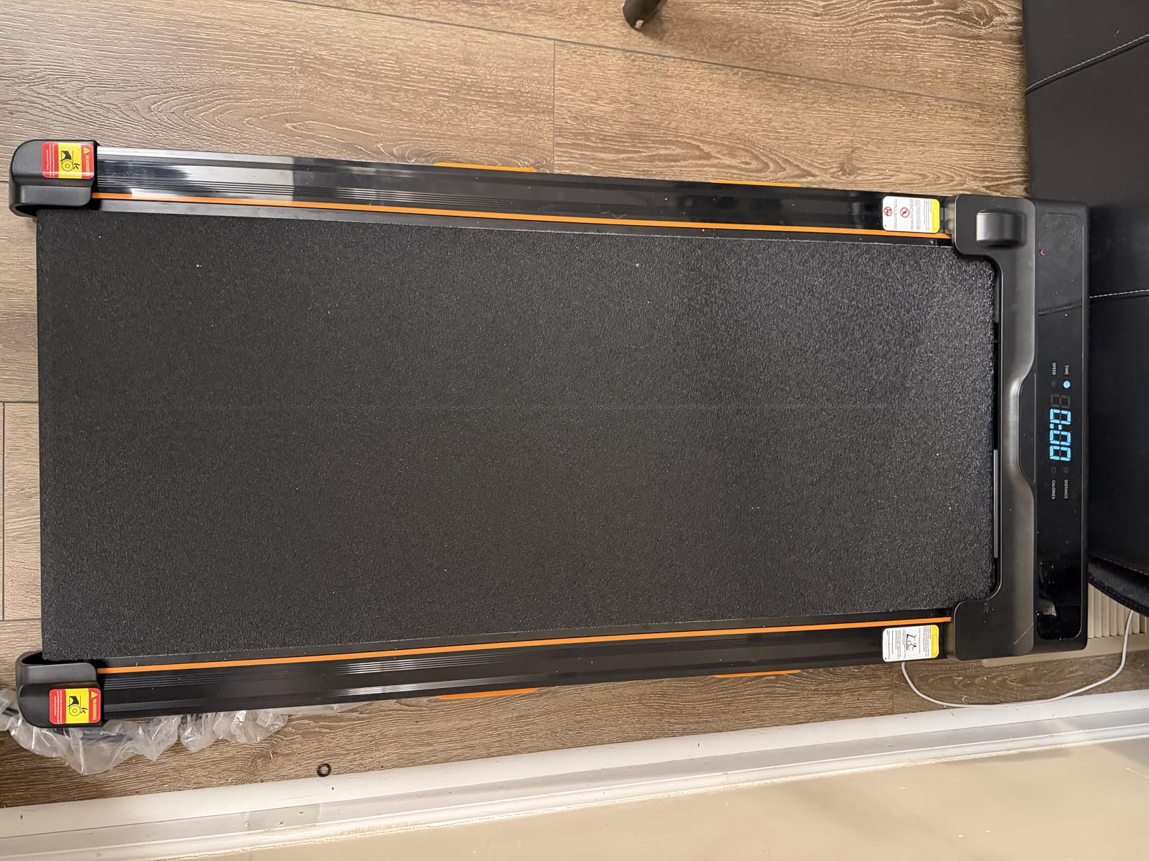 16% Incline Walking Pad Treadmills for Home Small, 4-in-1 Under Desk Treadmill with Handles, Foldable Treadmill with 2.5 HP Quiet Brushless, 330 LBS Capacity customer photo 2