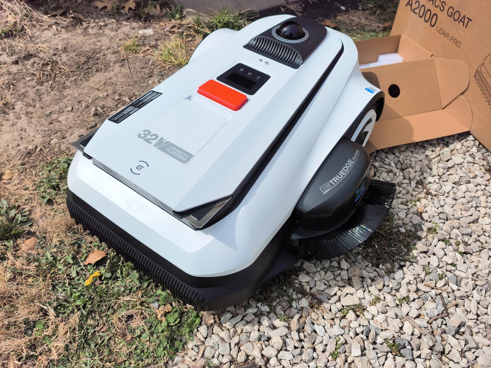 ECOVACS Goat A2000 LiDAR PRO Robotic Lawn Mower for Up to 1/2 Acre, Wire-Free with Dual-LiDAR Auto Mapping, Built-in TruEdge Edge Trimmer, AIVI 3D Obstacle Avoidance, Smart App Control customer photo 2