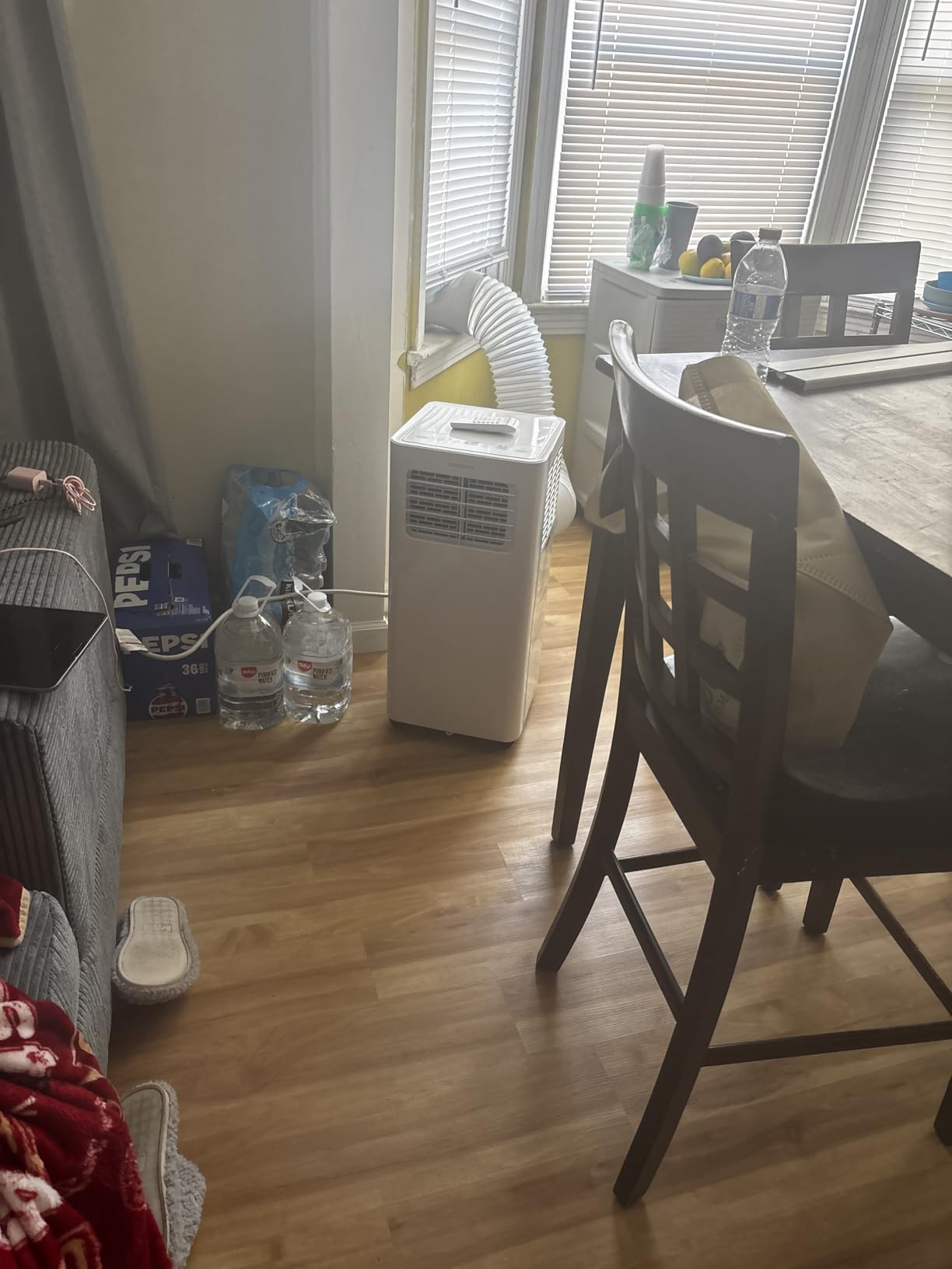 EUHOMY Portable Air Conditioners 10,000 BTU, 4-in-1 Air Conditioner Portable Up to 450 Sq.Ft. with Cool, Fan, Dehumidifier, Sleep, Portable AC Unit with LED Remote & 24H Timer, Installation Kits customer photo 1