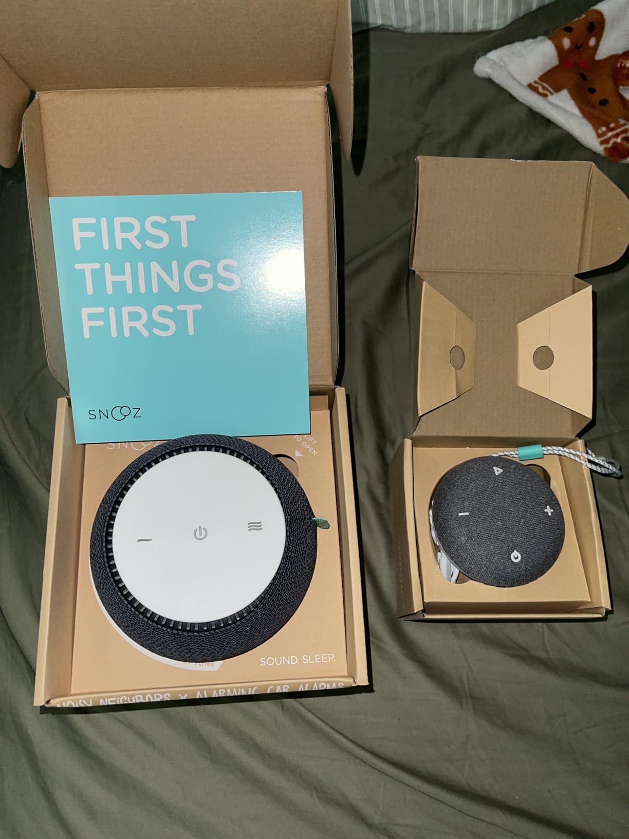 SNOOZ Go 2 Portable White Noise Sound Machine - Night Light, 12 Sounds, Rechargeable Bluetooth Speaker - Travel Sound Machine for Sleep, Adults, Kids, Baby, Registry, Sleeping, Nursery, Heavy Sleepers customer photo 2