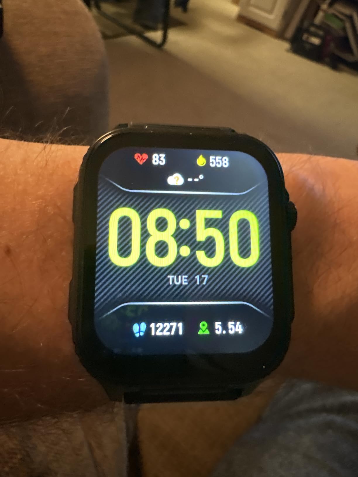 Parsonver Smart Watch for Men Women GPS, 10-Day Battery Fitness Tracker with Bluetooth Calling, 100+ Sports Modes, Heart Rate, Sleep Monitor, Step Counter, Activity Tracker for Android & iPhone, Black customer photo 1