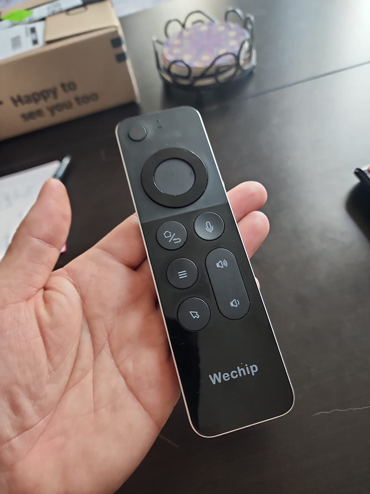 4-in-1 W3 Air Mouse, 2.4g Lightweight Voice Remote Control, Wireless Remote Control with Keyboard, Suitable for Shield/Android TV Box/Computer/Projector/HTPC/All-in-one Machine customer photo 1