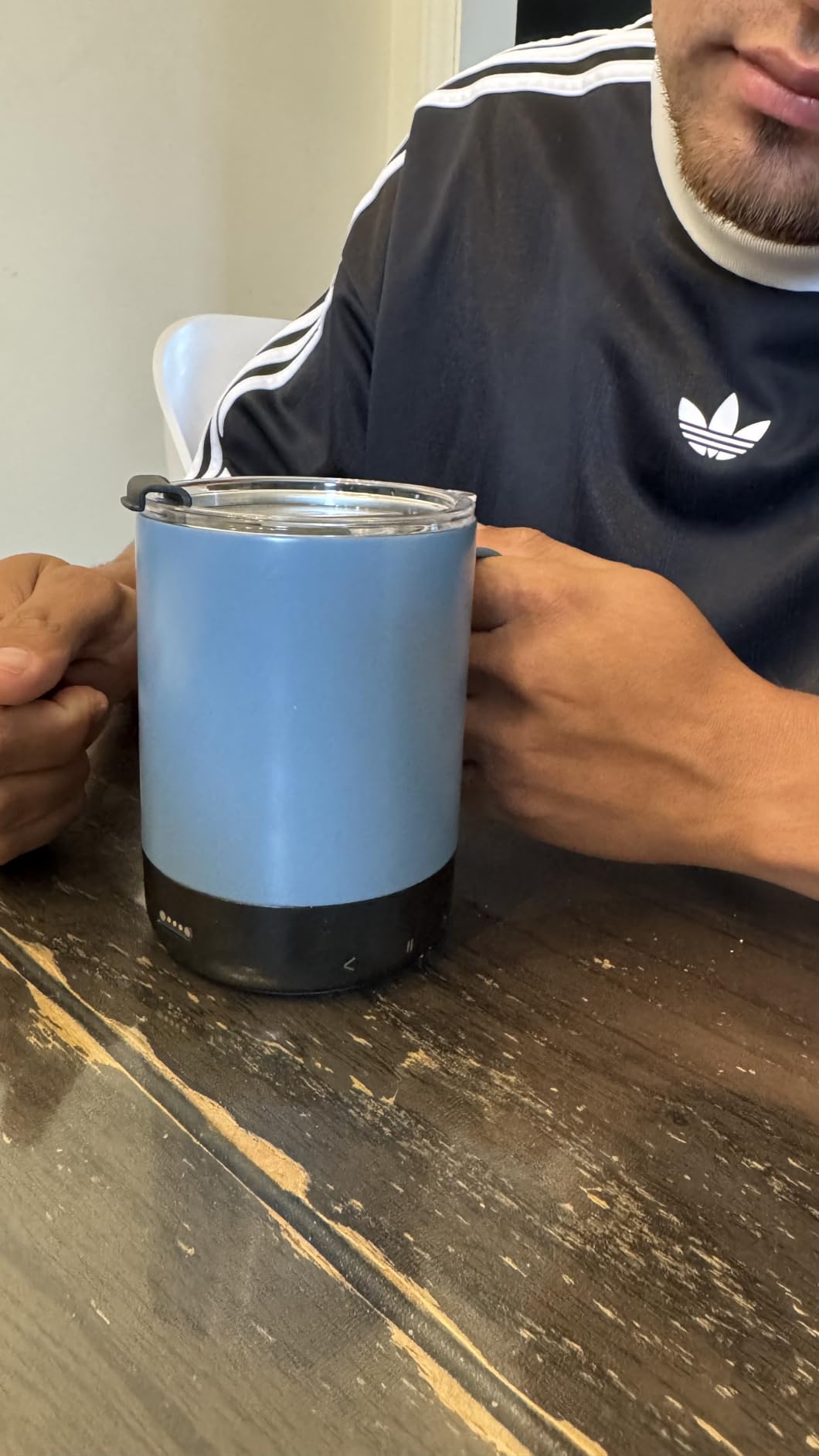 Magnetic Charging Rechargeable Self Heating Coffee Mug, Fast Heating & High Temperature 14Oz Smart Coffee Cup Warmer, 120 Mins -Hot Up to 149°F Smart Mug Warmer, Gifts for Women and Men(No APP) customer photo 1