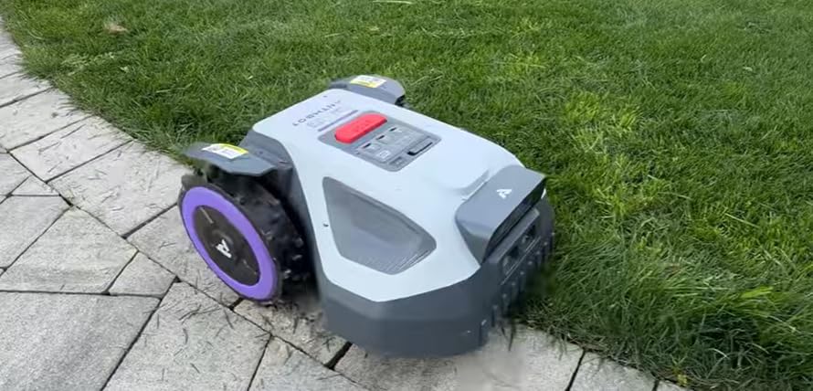 ANTHBOT M9 Robot Lawn Mower 1/4 Acre, Dual Vision+Full-Band RTK Robotic Lawnmower, No Perimeter Wire, App Control Obstacle Avoidance, 45% Slope, Cutting Height, Multi-Zone Mapping customer photo 1