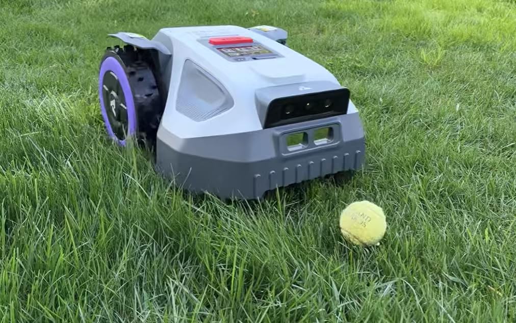 ANTHBOT M9 Robot Lawn Mower 1/4 Acre, Dual Vision+Full-Band RTK Robotic Lawnmower, No Perimeter Wire, App Control Obstacle Avoidance, 45% Slope, Cutting Height, Multi-Zone Mapping customer photo 2
