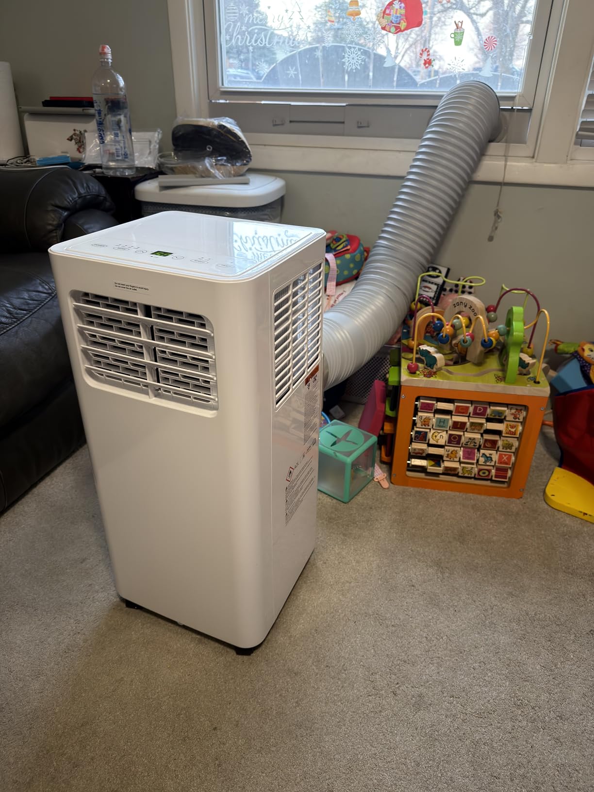 8,000 BTU Portable Air Conditioner with WIFI Enabled, Smart Portable AC for rooms up to 350 Sq.ft., 3-in-1 Room Air Conditioner with Cool, Dry, Fan, Sleep Modes, APP/Voice/Remote Control customer photo 1