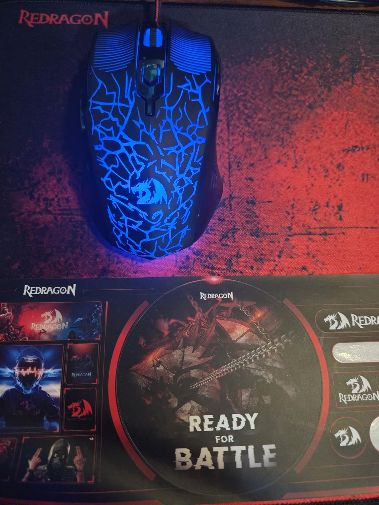 Redragon Updated S107WP Gaming Keyboard and Mouse, RGB Gaming Keyboard and 10000 DPI Mouse Combo with 25-Key Anti-Ghosting, 1K Hz Programmable Mice with Software, Plug & Play to PC, Laptop - Pink customer photo 2