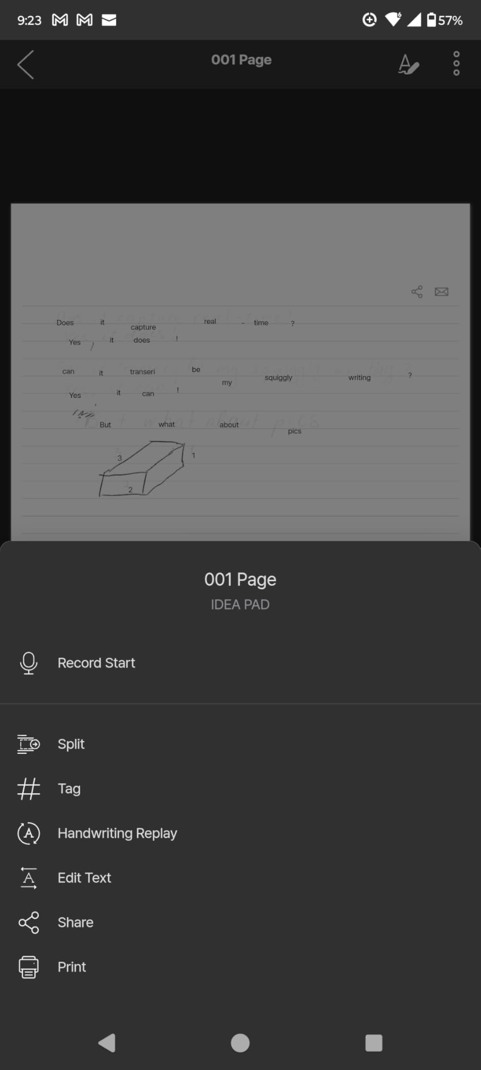 Neo Smartpen M1+ (Black) - Digitize Handwriting, Bluetooth Digital Pen for Real Time Sync, Handwriting to Text Transcription customer photo 2