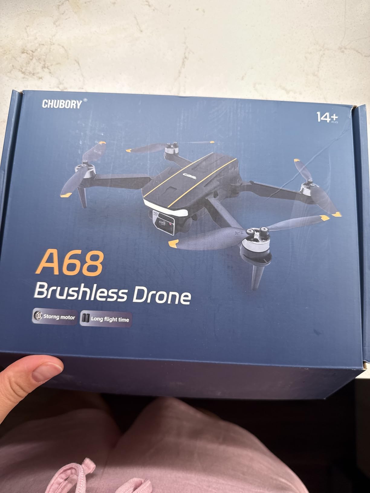 GPS Drone with EIS 4K Camera for Adults Kids, RC Drones with 4.5 inch HD Screen on Controller, Auto Return, 3 Batteries for 90 min Flight Time, 3280 FT Long Control Range Transmission, Circle Fly and Follow Me Mode, Foldable Quadcopter for Beginner Kids Gifts Toy, Under 249g customer photo 1