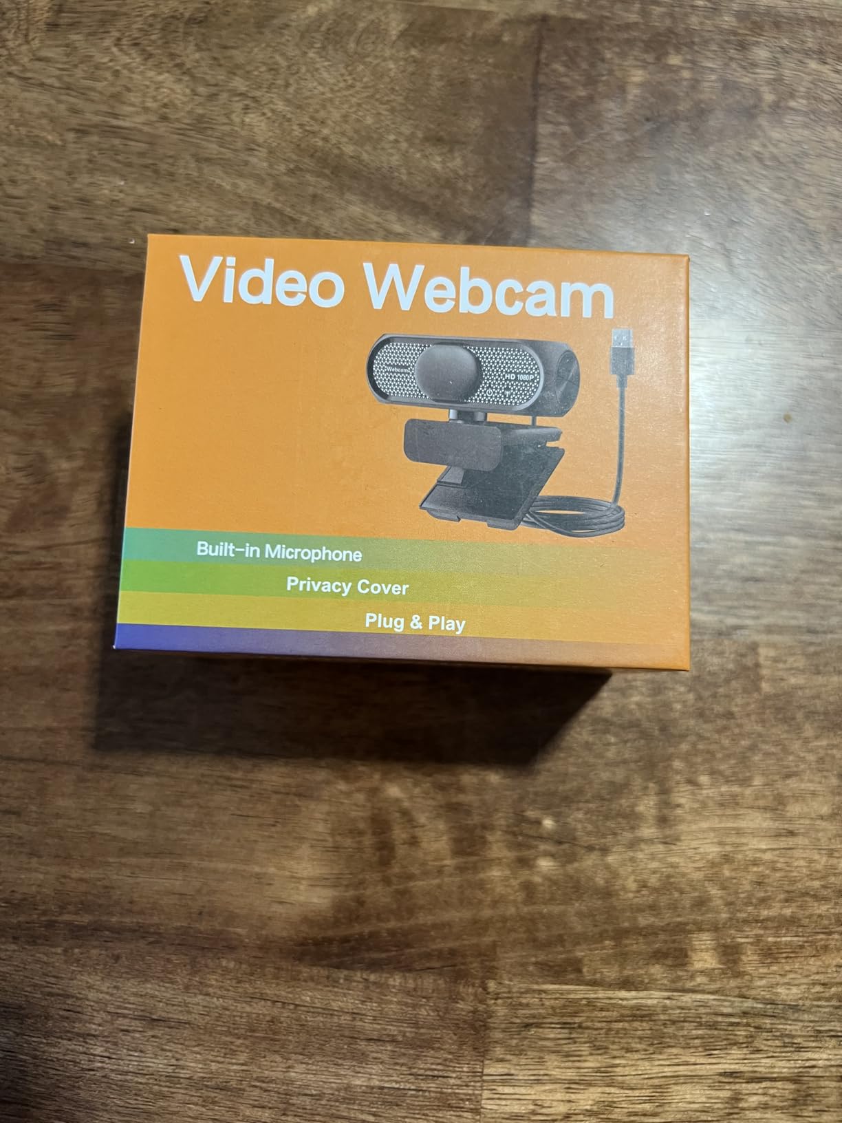 1080P HD Webcam with Microphone, Noise Cancellation, Privacy Cover, Wide-Angle Lens, Auto Light Correction, Plug & Play USB Webcam for Laptop, Desktop, PC, Mac, Zoom, Skype, Streaming (Black) customer photo 2