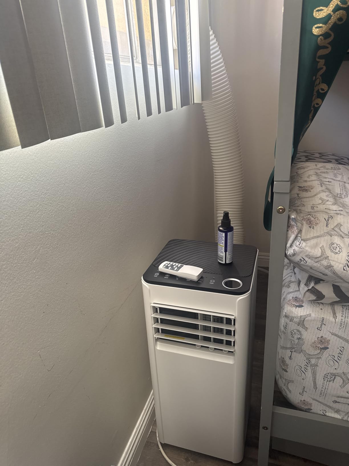 10,000 BTU Portable Air Conditioners - Cools 450 Sq.Ft, 3-in-1 Portable AC with Remote Control/Sleep Mode/24H Timer, AC Unit for Bedroom, Dorms, Apartment, Window Kit Included customer photo 1