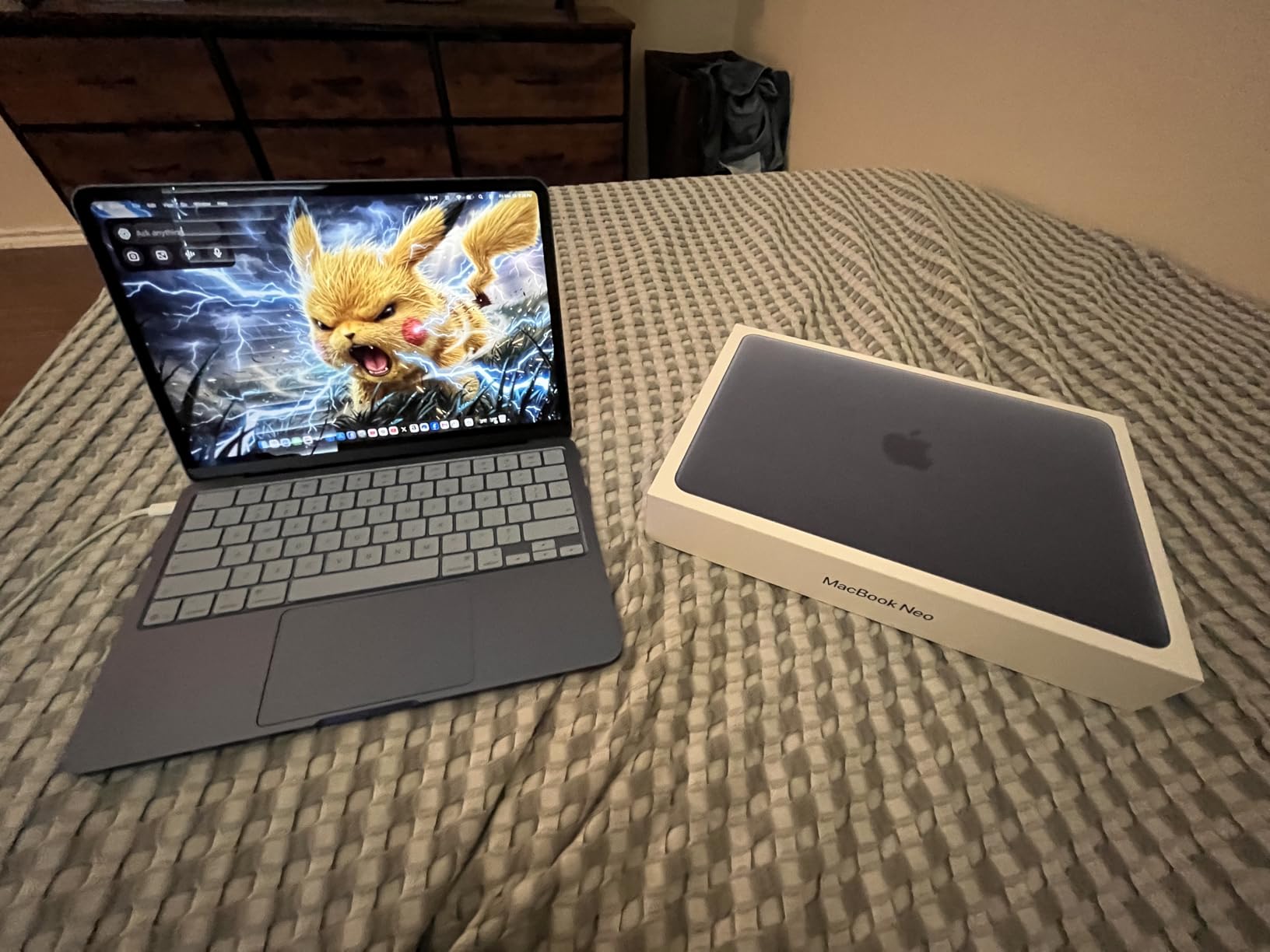 Apple 2026 MacBook Neo 13-inch Laptop with A18 Pro chip: Built for AI and Apple Intelligence, Liquid Retina Display, 8GB Unified Memory, 256GB SSD Storage, 1080p FaceTime HD Camera, Touch ID; Citrus customer photo 1