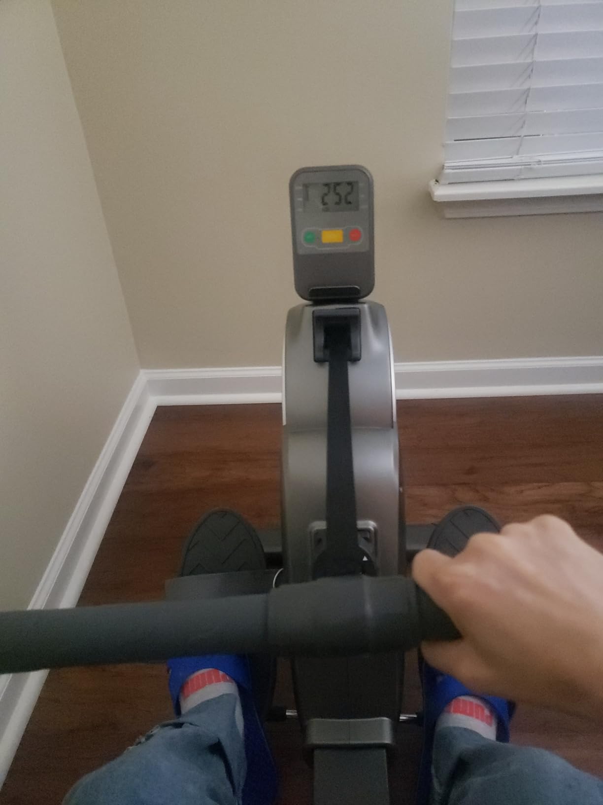 Dripex Rowing Machines for Home, Upgraded Rowing Machine Magnetic Rower, Max 360 LBS, 16 Levels of Workout Resistance, Dual Slide Rail, App Compatible, LCD Monitor, Row Machine for Gym Exercise customer photo 2