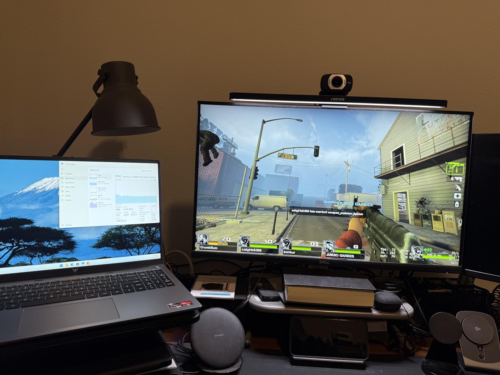 KAIGERR 2026 New Light Gaming Laptop, 15.6inch Laptop Computer with AMD Ryzen 7 7730U(8C/16T, Up to 4.5GHz), 16GB RAM 512GB NVMe SSD Windows 11 Laptop, Radeon RX Vega 8 Graphics, WiFi 6 customer photo 2