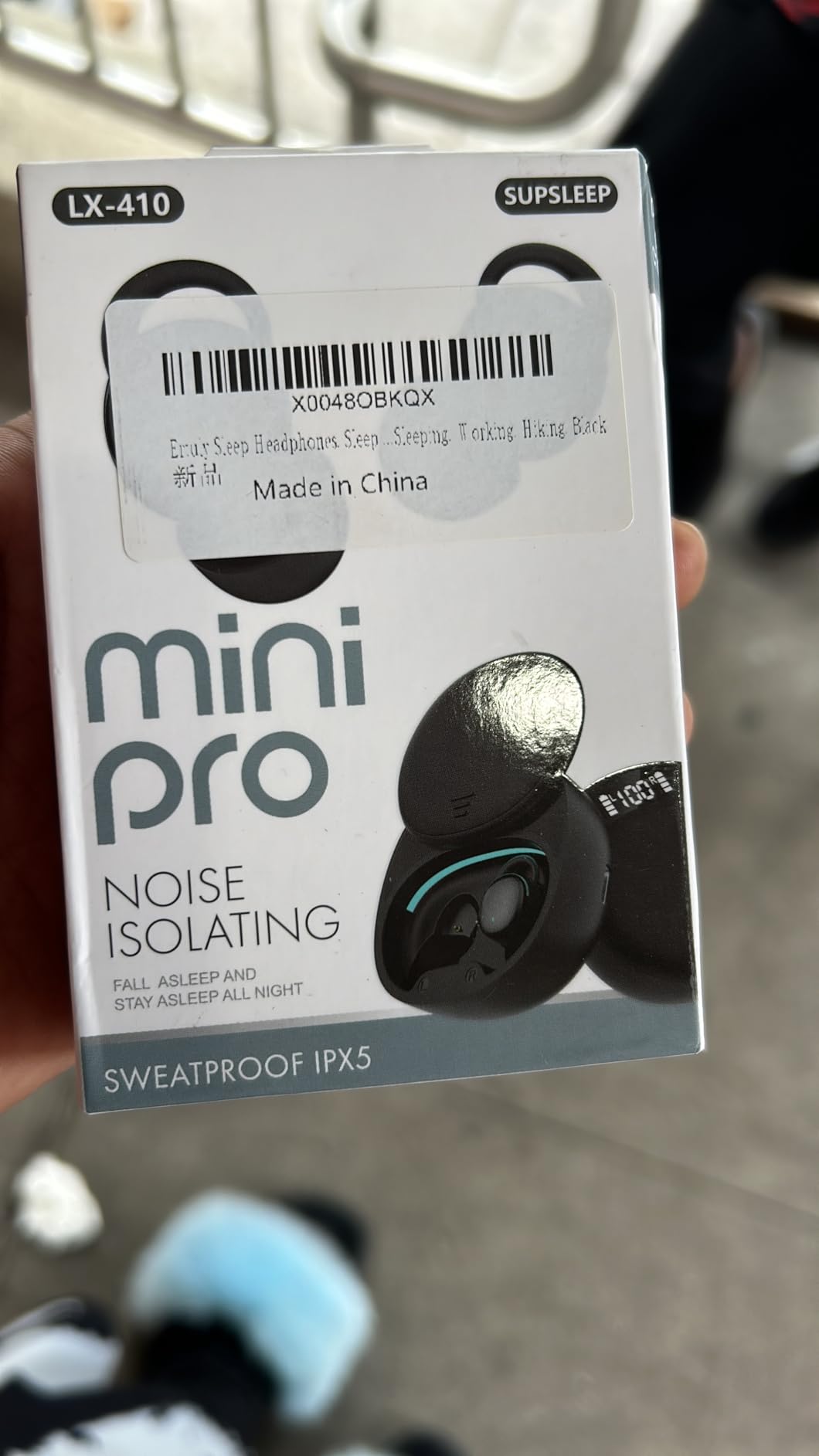 T33 Sleep Earbuds, Bluetooth 6.0 Noise Cancelling Sleep Headphones for Side Sleepers, ANC Up to 98%, Sleep Mode, 48H Playtime, Small Earbuds Comfort Fit for Sleeping, Travel, Work, Black customer photo 1