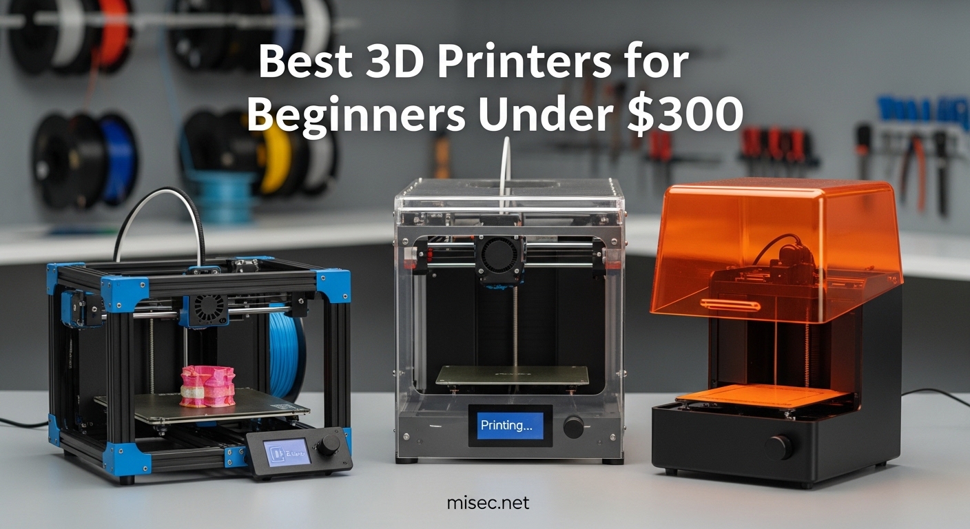 Best 3D Printers for Beginners Under $300