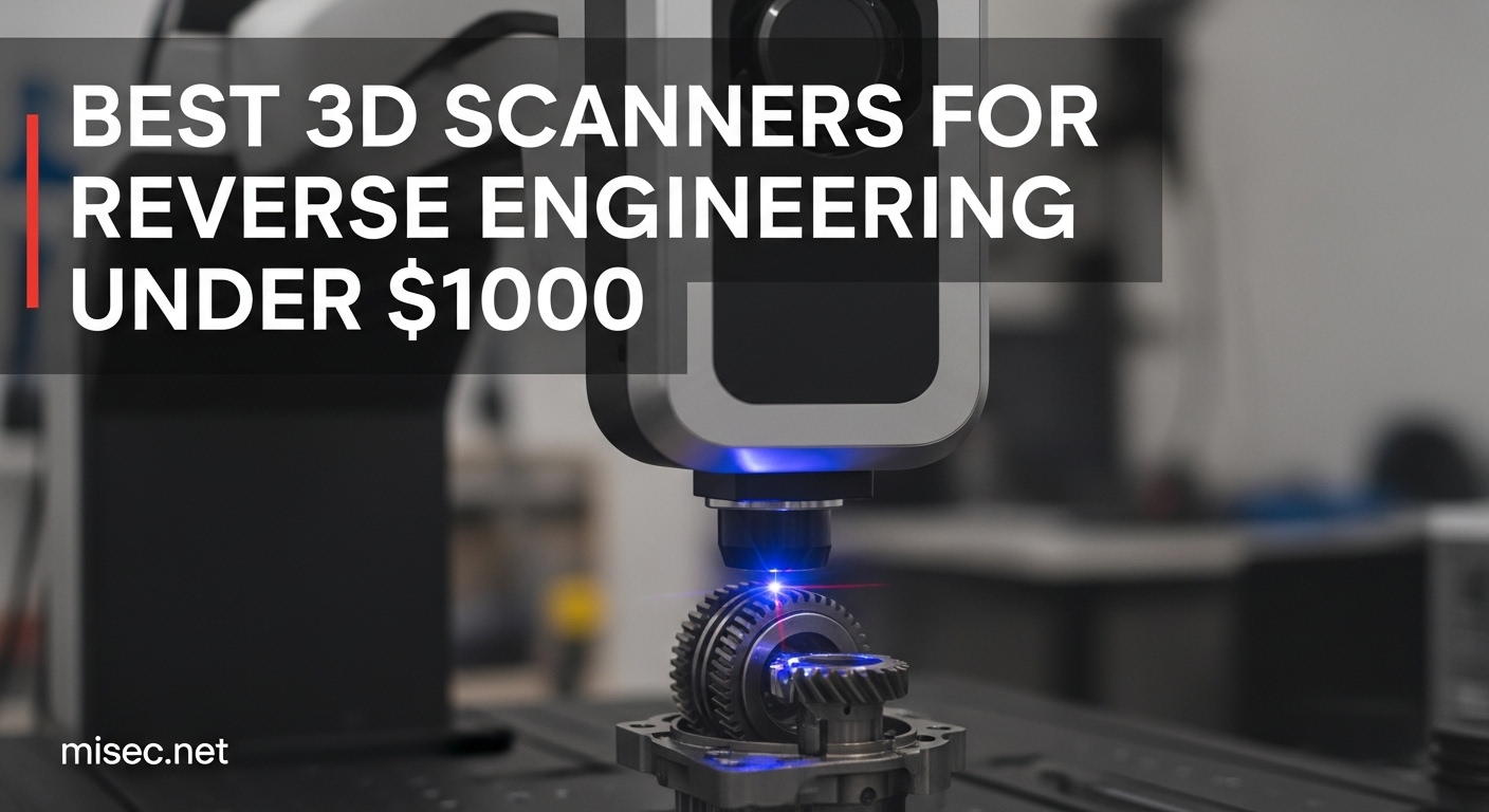 Best 3D Scanners for Reverse Engineering Under $1000