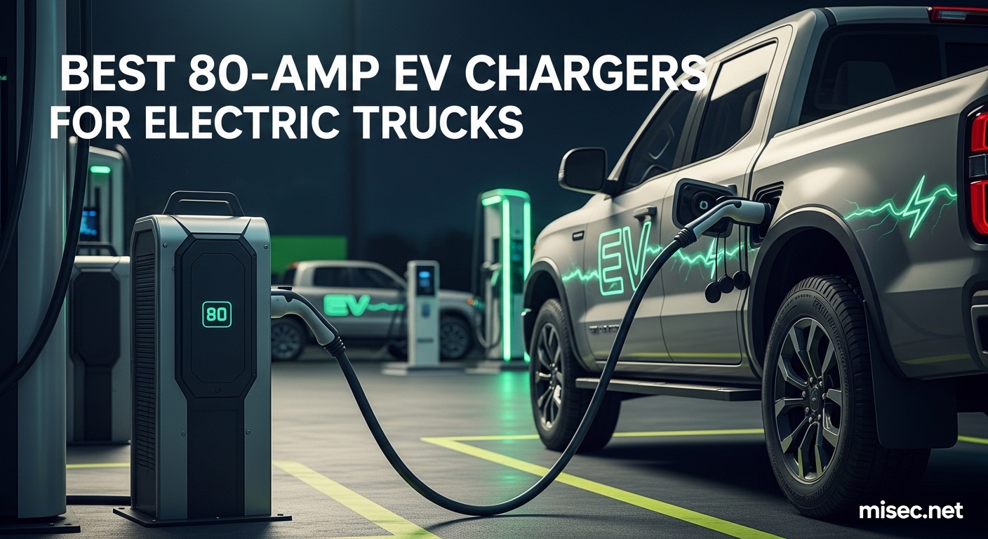 Best 80-Amp EV Chargers for Electric Trucks
