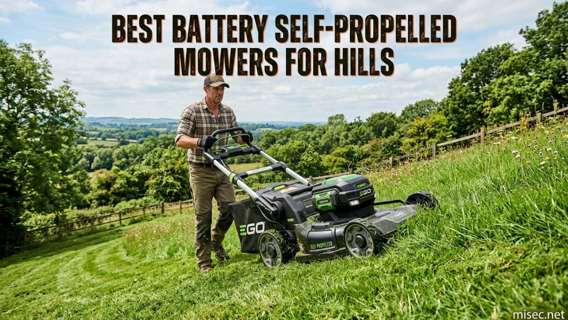 Best Battery Self-Propelled Mowers for Hills