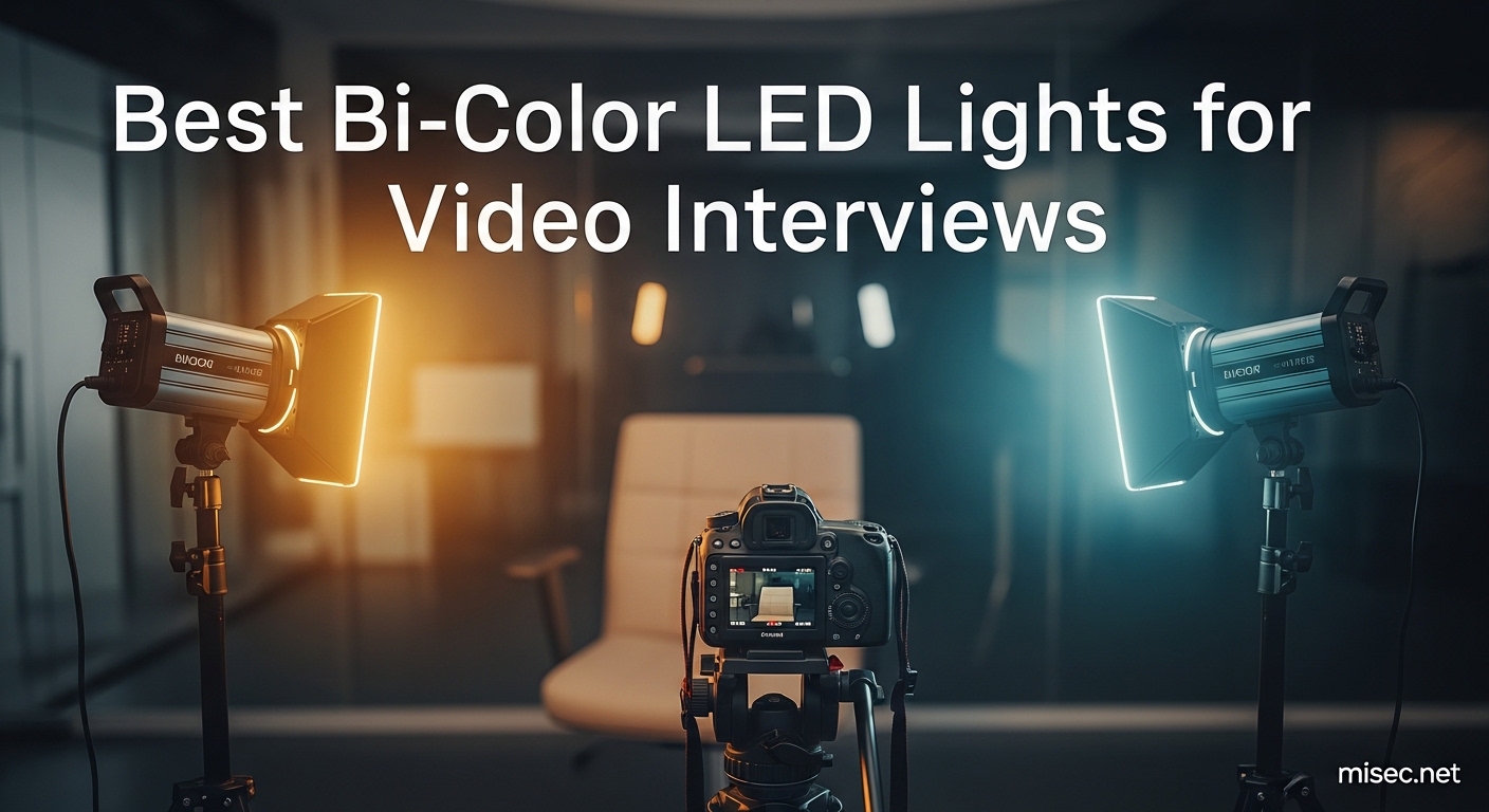 Best Bi-Color LED Lights for Video Interviews