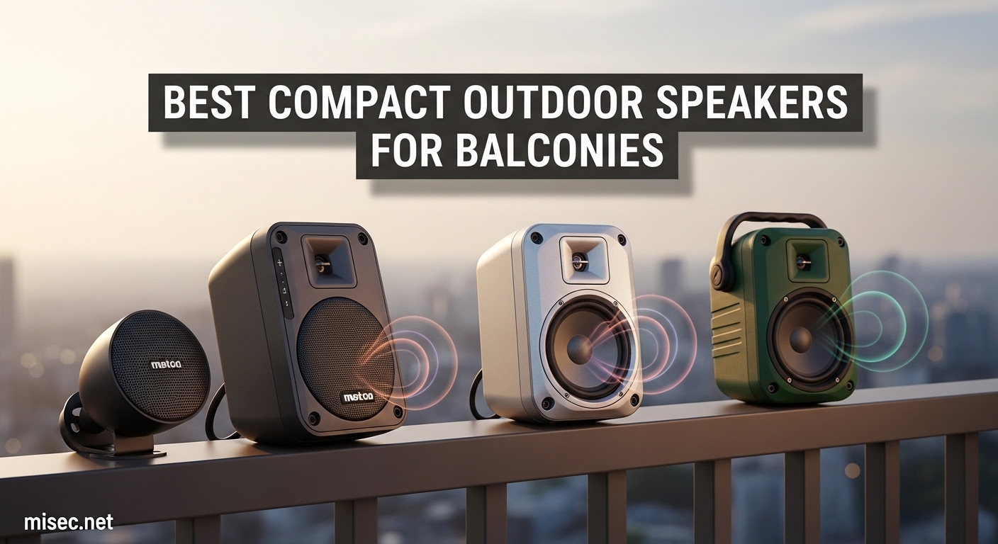Best Compact Outdoor Speakers for Balconies