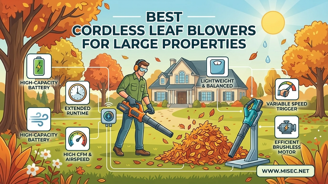 Best Cordless Leaf Blowers for Large Properties