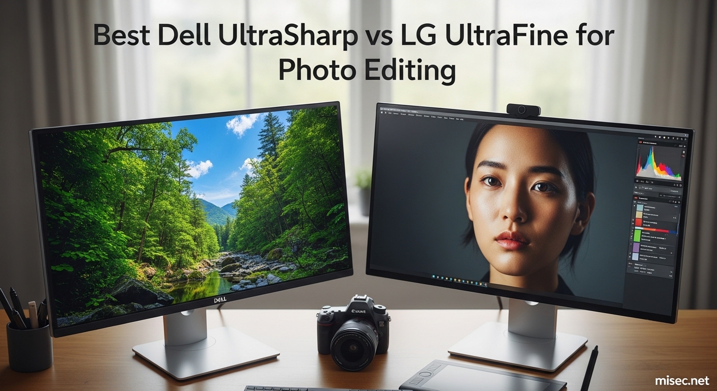 Best Dell UltraSharp vs LG UltraFine for Photo Editing