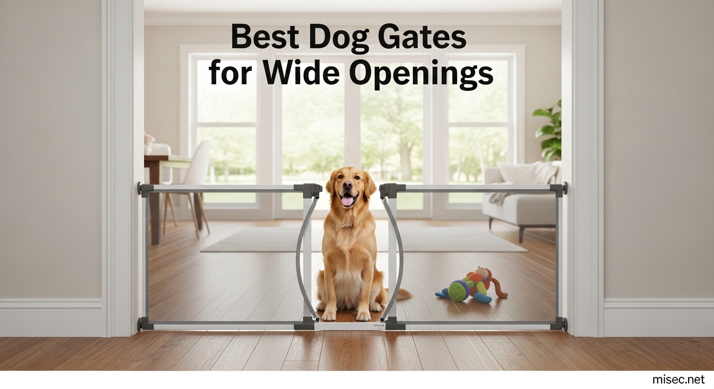 Best Dog Gates for Wide Openings