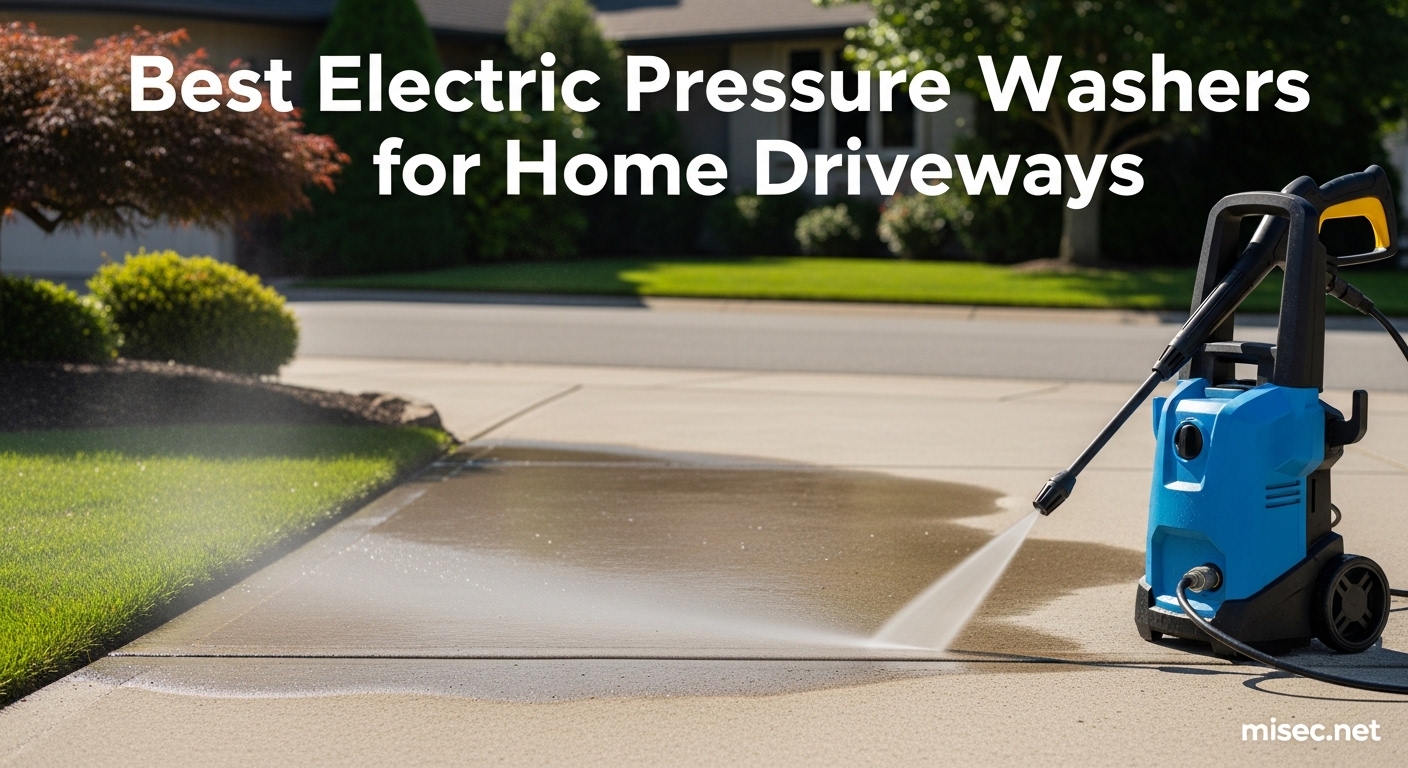 Best Electric Pressure Washers for Home Driveway