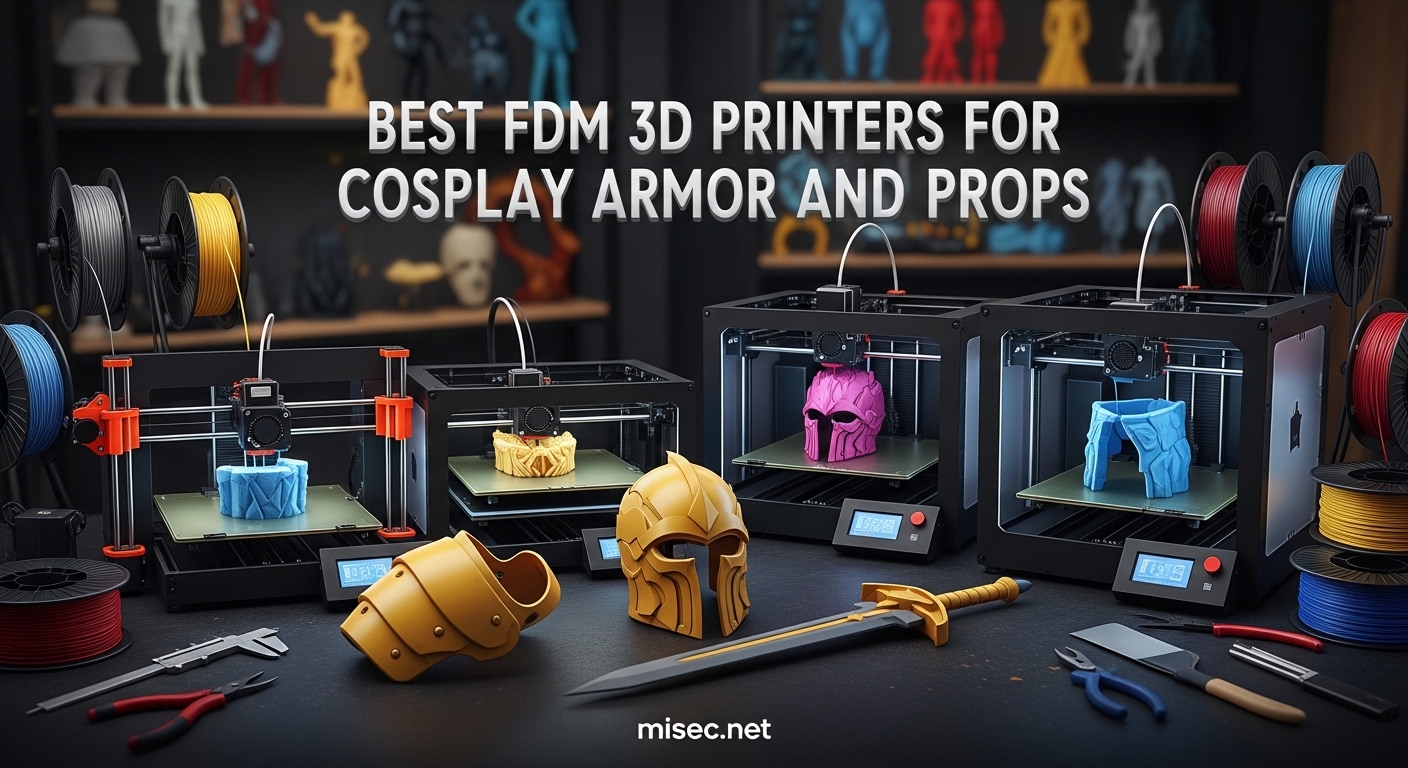 Best FDM 3D Printers for Cosplay Armor and Props
