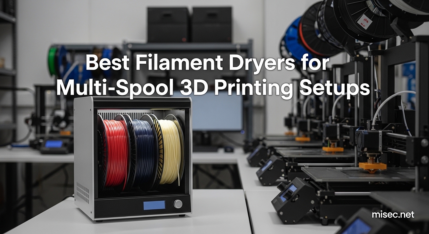 Best Filament Dryers for Multi-Spool 3D Printing Setups