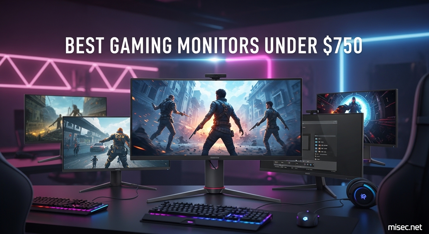 Best Gaming Monitors Under $750