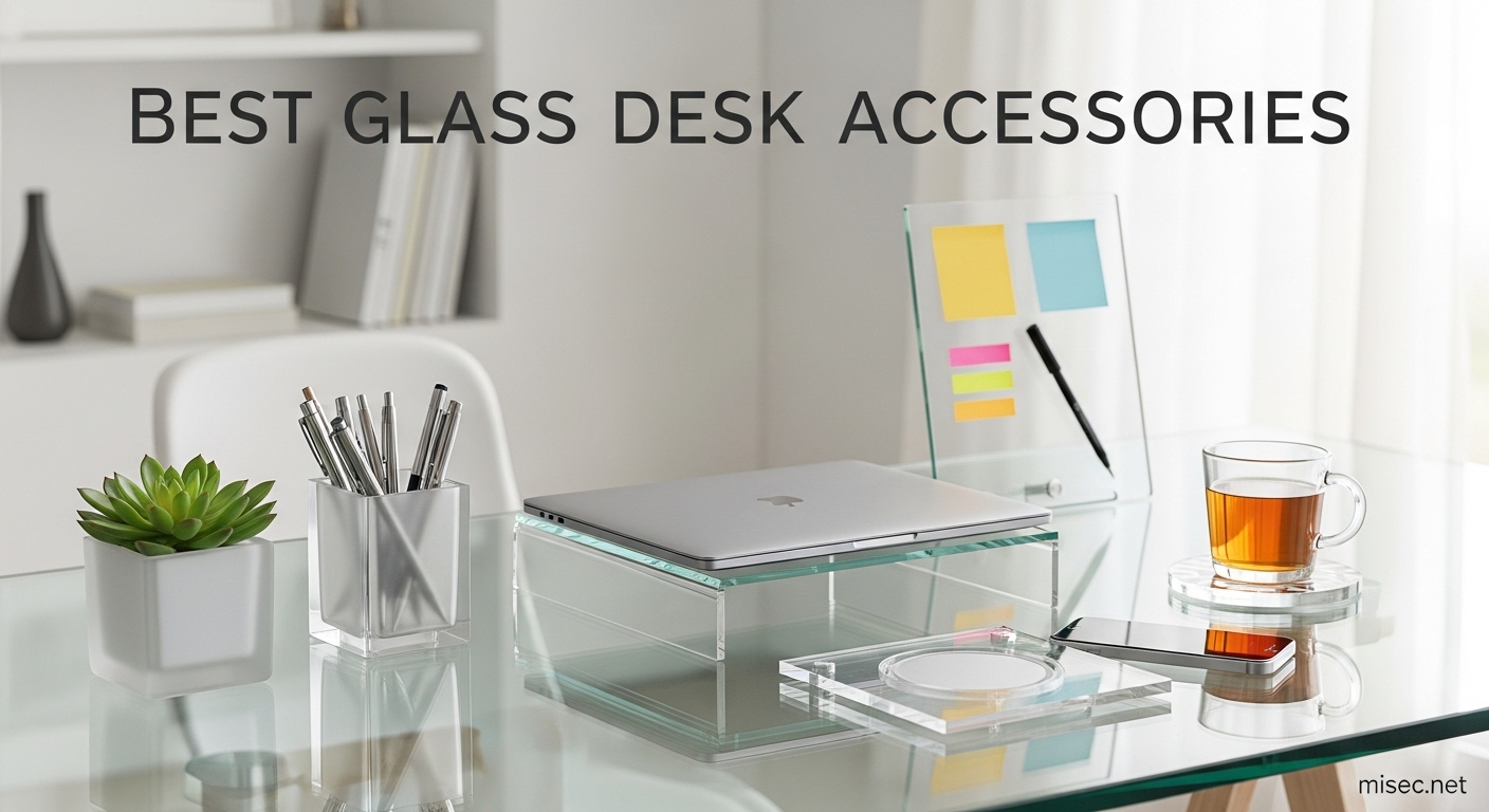 Best Glass Desk Accessories