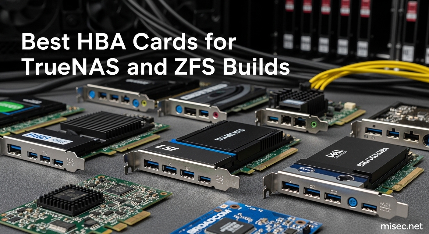 Best HBA Cards for TrueNAS and ZFS Builds