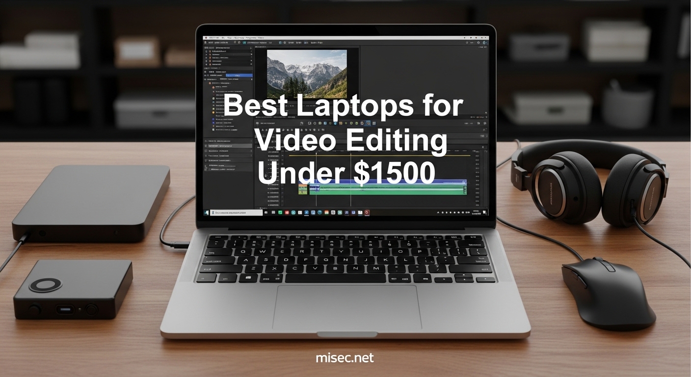 Best Laptops for Video Editing Under $1500