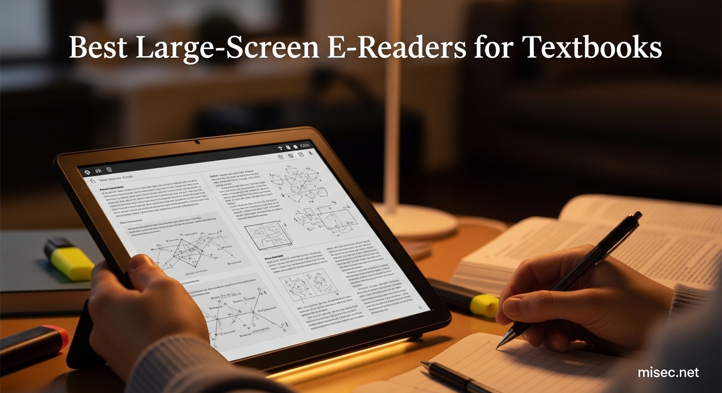 Best Large-Screen E-Readers for Textbooks