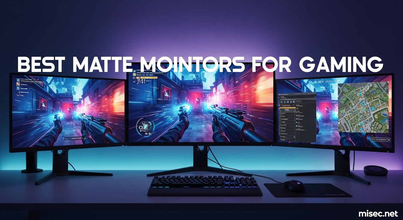 Best Matte Monitors for Gaming