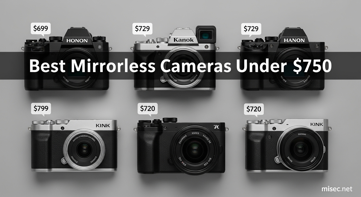 Best Mirrorless Cameras Under $750