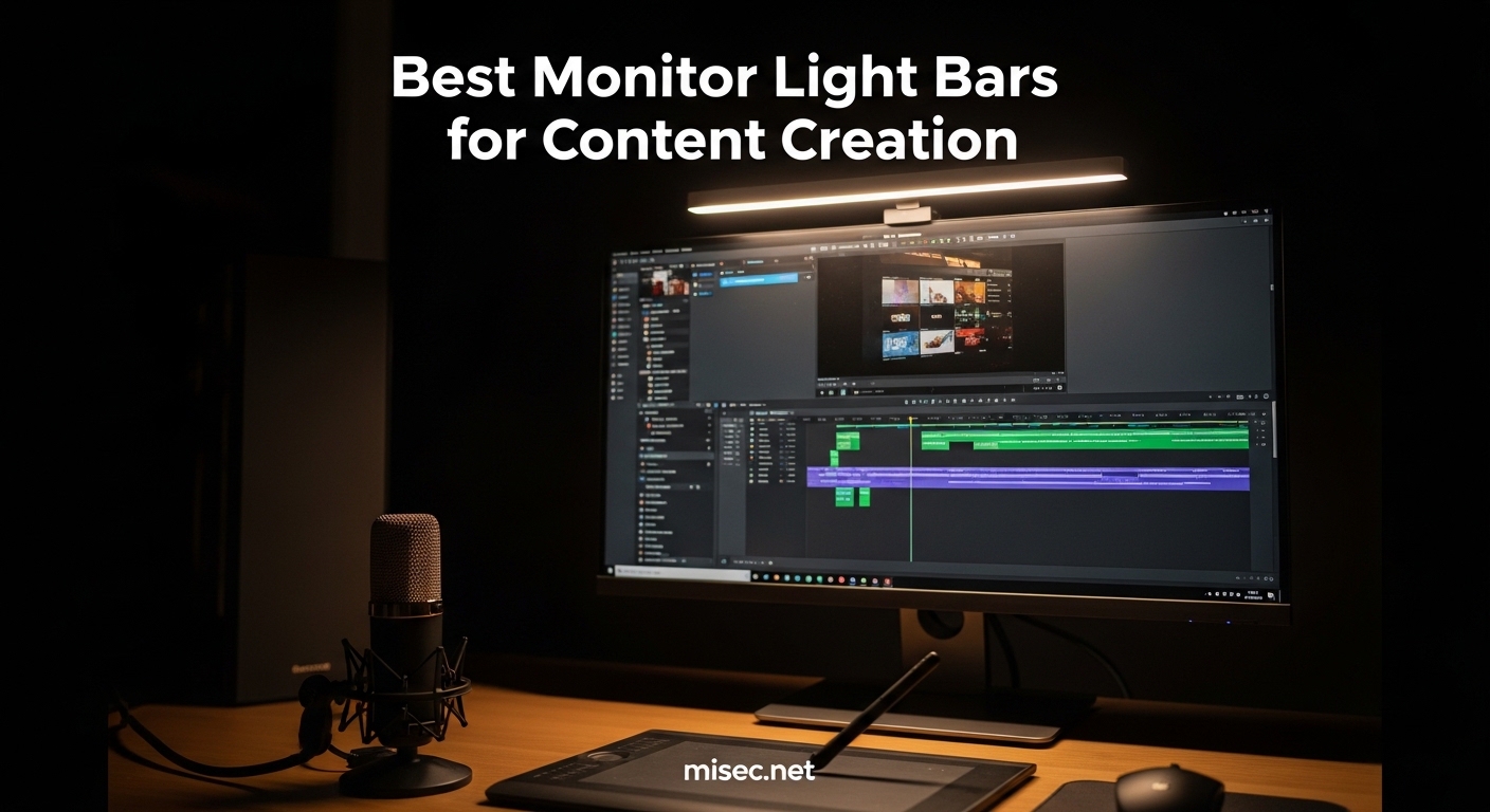Best Monitor Light Bars for Content Creation