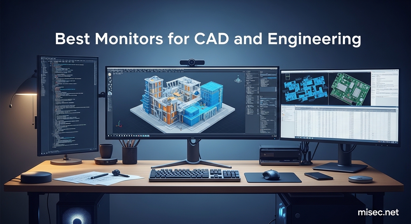 Best Monitors for CAD and Engineering