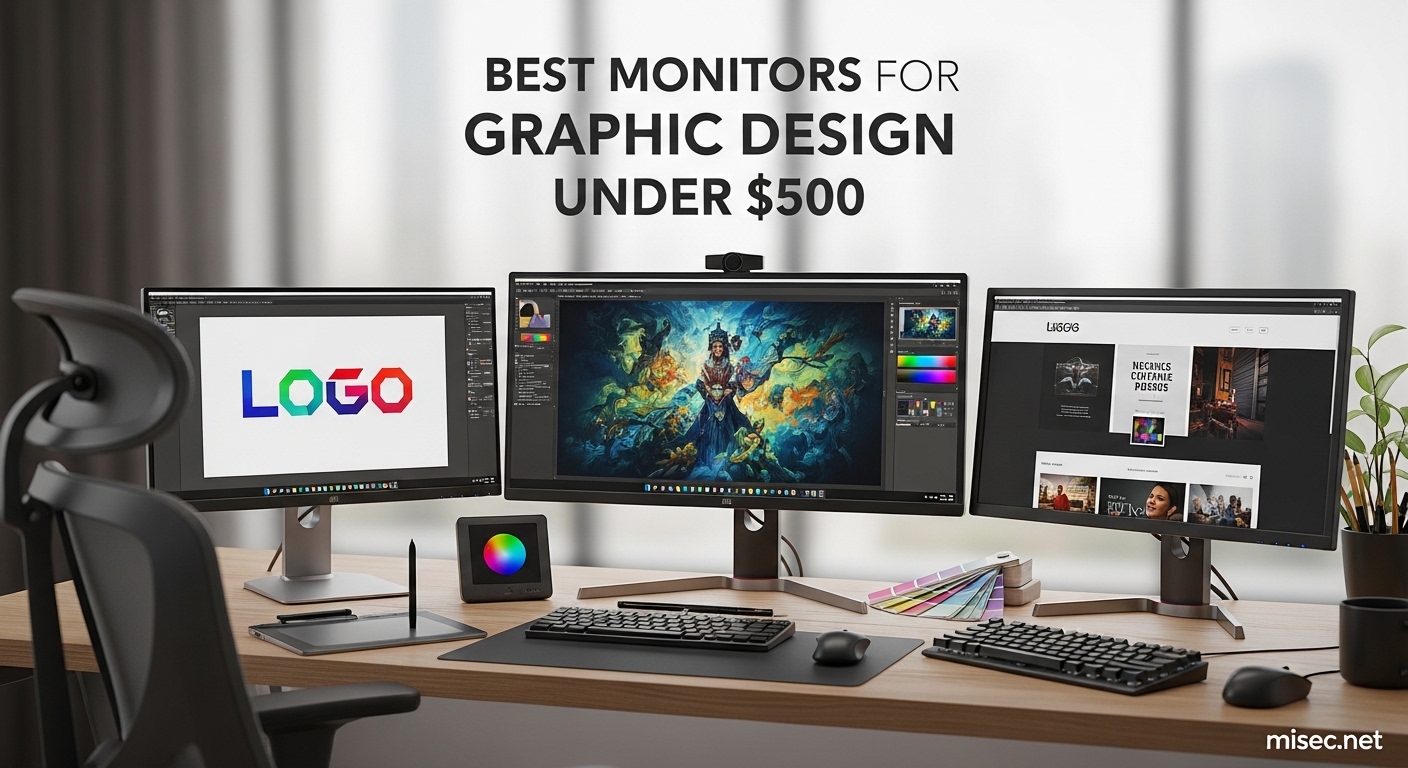 Best Monitors for Graphic Design Under $500