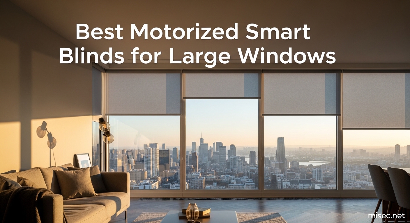 Best Motorized Smart Blinds for Large Windows